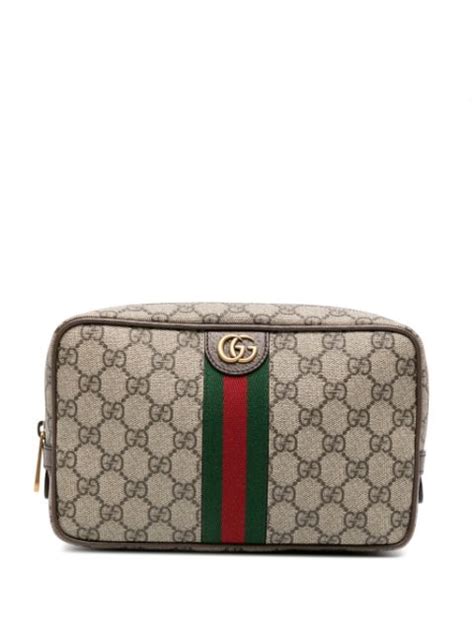 gucci toiletry bag sale|farfetch gucci washing bag.